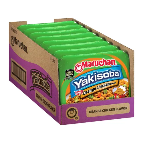 Miniatura 19 de Maruchan Yakisoba Fire sabor a carne picante, 3.99 onzas (paquete de 8)