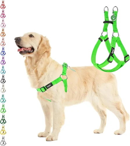 Miniatura 52 de PUPTECK arnés para perro para no jalar, reflejante, ajustable, básico, de nailon, chaleco para cachorro, para caminar al aire libre con etiqueta
