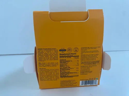 Miniatura 11 de BEE and You - Suplemento de propóleos 100% natural de apoyo inmunológico, antioxidantes, vitamina C, VIT D3, zinc, jugo de naranja, miel cruda, 1.69