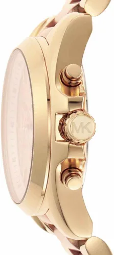 Miniatura 3 de Michael Kors Reloj Ladies Mini Bradshaw 36mm Tamaño de Caja Cuarzo Movimiento Cronógrafo Pulsera de Acero Inoxidable Tono dorado/rubor