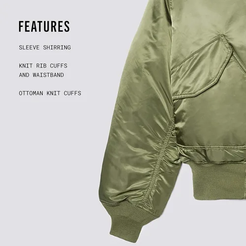 Miniatura 4 de Alpha Industries CWU 45P Flight Chaqueta para hombre, marino