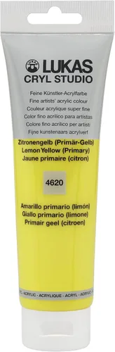 Miniatura 62 de Lukas CRYL Studio Artist - Pintura acrílica para artistas, Alizarín Carmesí, tubo de 125 ml - Pinturas acrílicas de alto pigmento para pintura