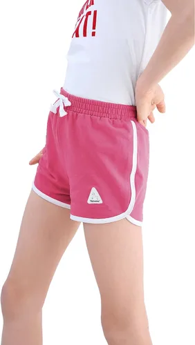 Miniatura 16 de Rolanko Pantalones cortos activos de delfín para niñas, paquete de 3 unidades, ciclismo, correr, verano, playa, atletismo, deportes, 4-14 años