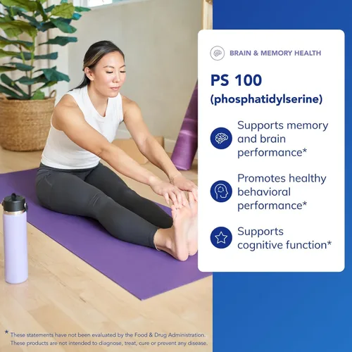 Miniatura 3 de Pure Encapsulations PS 100 Suplemento de fosfatidilserina para el cerebro y la memoria* 60 cápsulas