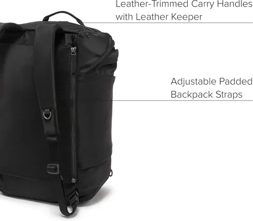 Miniatura 4 de TUMI - Voyageur Malta DuffelMochila - Bolsa de viaje premium, NegroPlomizo