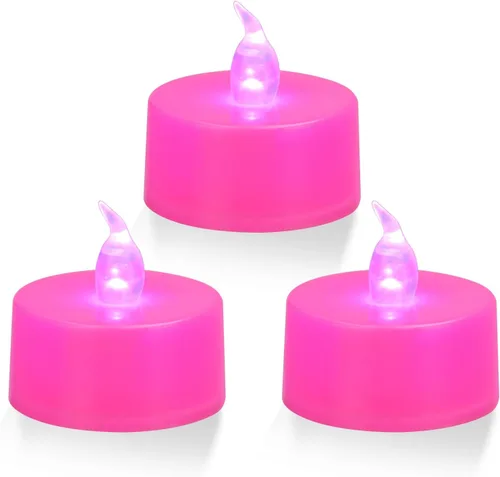 Miniatura 9 de KOABY Paquete de 100 luces de té LED de color blanco cálido, duran más de 100 horas +, luces de té parpadeantes sin llama que funcionan