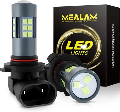 Miniatura 13 de H3 Bombillas LED antiniebla azul hielo, tamaño mini 1:1, Plug n Play, chips CSP 300% más brillantes con bombilla LED H3ll para lámpara antiniebla