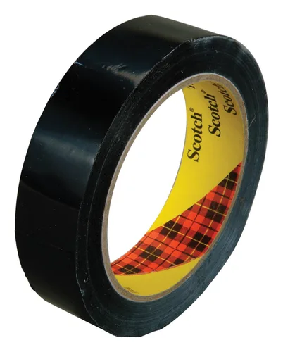 Miniatura 2 de Scotch 3M Cinta de codificación de colores 690, negro, 1/2" x 72 yardas (0.472 in x 216.5 ft), ideal para codificación de colores y cierre