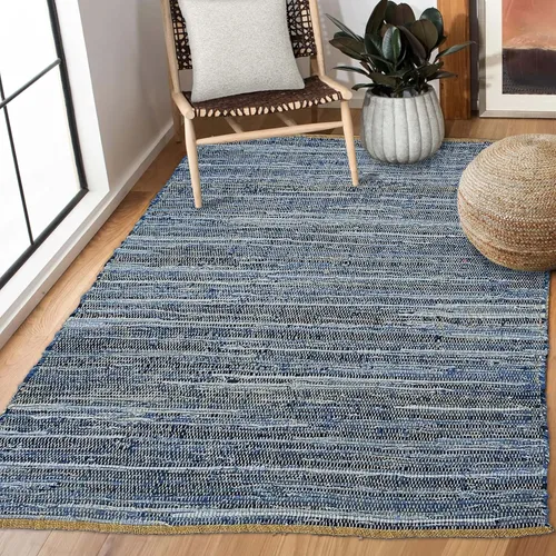 Miniatura 9 de Chardin home Alfombra de pasillo de yute y algodón óxido, alfombra reversible tejida a mano de 2 x 5 pies, decoración rústica de yute naranja