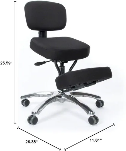 Miniatura 2 de BetterPosture Jazzy Kneeling chair – Silla ergonómica multifuncional para arrodillarse que ayuda a reducir la tensión de espalda y cuello