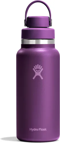 Miniatura 15 de Hydro Flask Botella de agua – Acero inoxidable aislado – Tapa de boca ancha para chug, antiderrames, a prueba de fugas en rocío de 40 onzas Dew