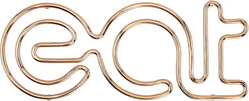 Miniatura 3 de Salvamanteles Spectrum Diversified Eat, Protector Pequeño de Mesa de Comedor de Acero Resistente al Calor, Almohadilla Térmica de Metal Resistente