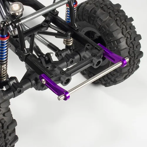 Miniatura 9 de AMK Parachoques RC de aleación de aluminio modular 1/10 RC Crawler parachoques delantero trasero Bull barras para 1/10 RC Crawler LCG Rigs construye