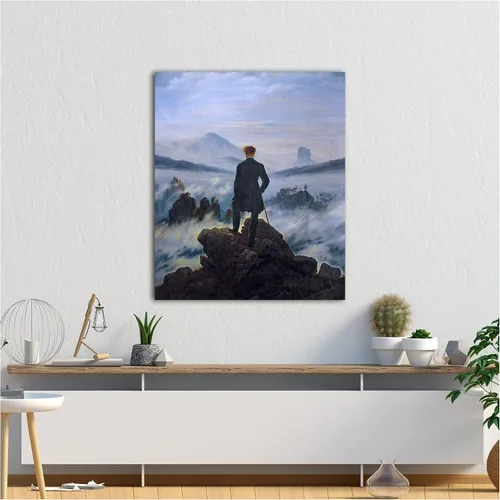 Miniatura 269 de A&T ARTWORK Campo de trigo con cipreses de Van Gogh Las reproducciones de arte clásico mundial, impresiones en lienzo giclée para decoración