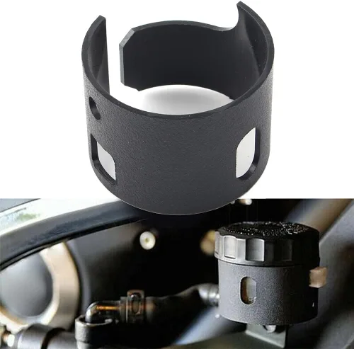 LIRU - Tapa para depósito de motocicleta, protector de freno trasero para Victory Cross Country, Cross Roads, XC, XR Hard-Ball, Magnum, X-1 Stealth