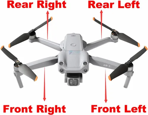 Miniatura 3 de SeiZed Brazo de motor original para DJI Mavic Air 2S cubierta superior delantera marco inferior carcasa delantera/trasera izquierda/derecha brazos