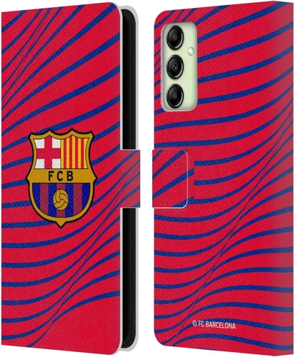 Miniatura 70 de Head Case Designs Funda de piel con licencia oficial del FC Barcelona Barca Crest Graphics para Samsung Galaxy A06 4G