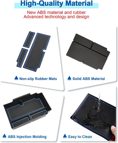 Miniatura 5 de 2024 2025 2026 Organizador de Consola Central para Subaru Crosstrek (Base/Premium/Sport/Limited/Wilderness), Bandeja de Consola para Subaru Azul