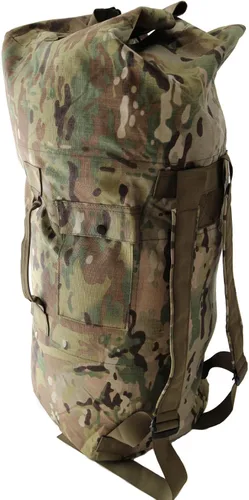 Miniatura 2 de Bolsa de lona estilo militar con doble correa para mochila