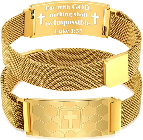 Miniatura 62 de Regalos de graduación, pulsera de fútbol, fútbol, baloncesto, béisbol, regalos de pulsera, pulseras de cruz de fe para hombres, bautismo, primera