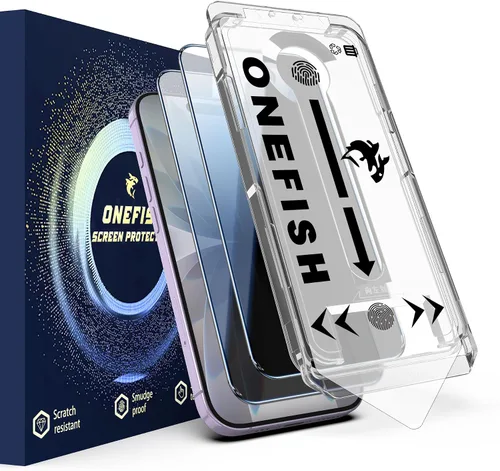 Miniatura 19 de OneFish Protector de pantalla de vidrio templado de borde completo para iPhone 11 Pro/XS/X de 5.8 pulgadas, paquete de 2 refuerzos de bordes, HD