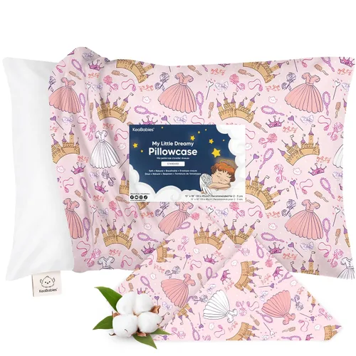 Miniatura 31 de KeaBabies Funda de almohada para niños pequeños de 13 x 18 pulgadas, funda de almohada de algodón orgánico para niños, niñas, funda de algodón suave