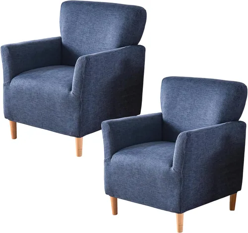 Miniatura 47 de HAOYONG - Funda elástica de terciopelo para silla de banquete, fundas para sillas de 1 pieza, fundas para sillones de sofá, funda suave para sillón