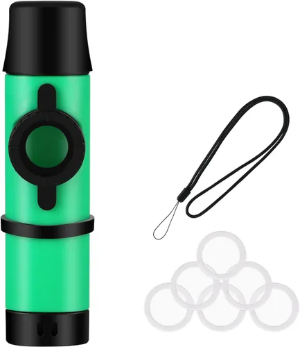 RANMING Instrumento musical profesional Kazoo para adultos y amantes de la música, con 6 cintas adicionales para fiestas de cumpleaños, actuaciones