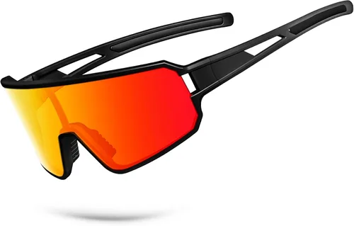 SPOSUNE Gafas de sol polarizadas de ciclismo para hombres y mujeres, UV400, gafas deportivas para bicicleta, béisbol, correr, MTB C20