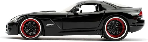 Miniatura 2 de Fast & Furious Letty's Dodge Viper SRT 10 1/24 Escala Diecast Car Negro