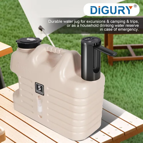 Miniatura 2 de Jarra de agua de 5 galones con dispensador de agua eléctrico Bomba de agua recargable tipo C de 2000mAh automática Bomba de agua libre de BPA