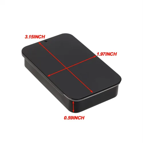 Miniatura 3 de Mini Skater 4 mini recipientes de lata de metal deslizantes de 3.15 x 1.97 x 0.59 pulgadas, cubierta deslizante, caja de lata de empuje y tirón