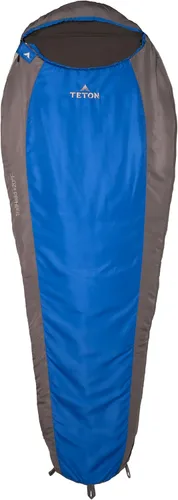 Miniatura 15 de Saco de Dormir Teton 20F y 5F; Saco de Dormir Ultraligero y Cálido para Momia para Adultos y Niños, Acampada, Mochilero, Senderismo Rojo doble
