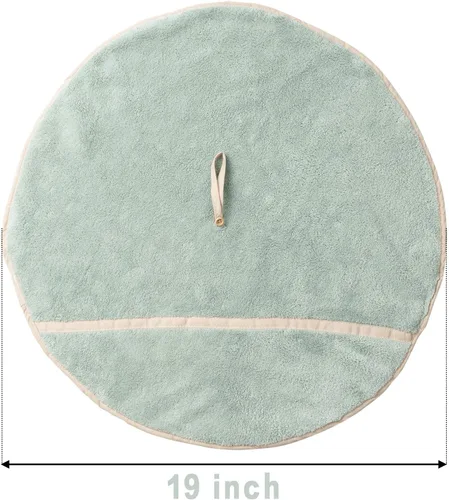 Miniatura 2 de R HORSE 4 toallas de mano colgantes con lazo absorbente de forro polar coral, toallas de mano suaves y gruesas, toallas secas para cocina y baño