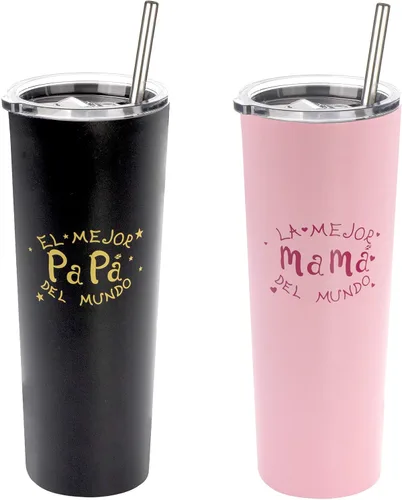 Miniatura 8 de Ezprogear Vaso delgado Greatest Mama La Mejor Mama Del Mundo de 26 oz (26 oz, Pink Mama)