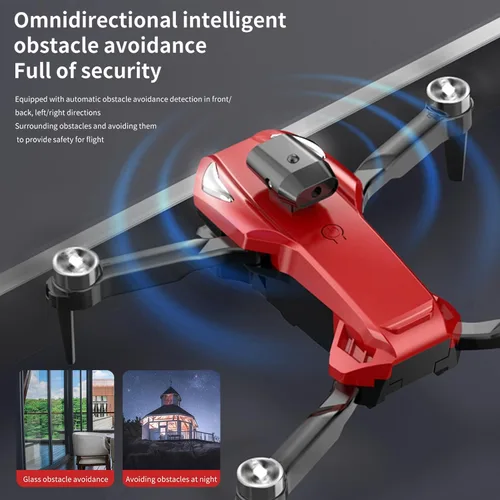 Miniatura 4 de GoolRC Mini dron de control remoto, mini dron plegable con cámara dual 4K, cuadricóptero sin cabeza, motor sin escobillas, evitación de obstáculos