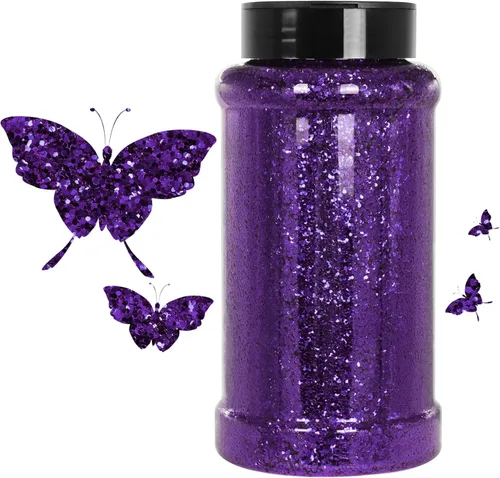 Miniatura 28 de Purpurina blanca ultrafina, 16 oz (1 lb), purpurina fina para manualidades de resina, uñas, vasos, slime, cosméticos y decoración de festivales