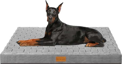 Miniatura 15 de Patas Lague Cama Ortopédica para Perros de Tamaño Grande 36''X24'', Impermeable Suave Cómoda de Espuma Egg Crate Camas Grandes para Mascotas