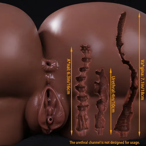 Miniatura 7 de Muñeca sexual BBW de 44 libras, masturbador masculino con vagina anal Stroker sexual realista de gran trasero, torso femenino, muñecas sexuales