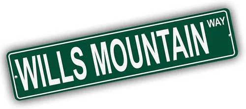 Miniatura 91 de Ohio Mountains Pick Your Mountain Compatible/repuesto para Acme Hill United States Mountain aluminio metal metal metal estilo letrero de calle