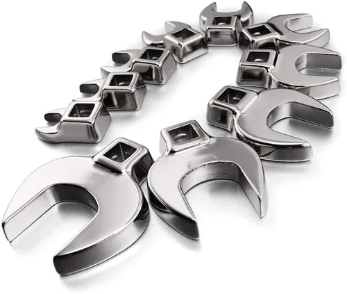 Miniatura 5 de URREA 4932 - Llave de pie de gallo de 3/8 pulgadas, llave de enchufe de extremo abierto de 1 pulgada con construcción forjada y acabado