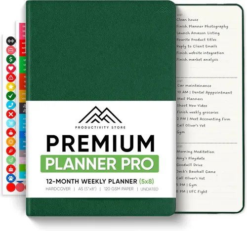 Miniatura 27 de Sin fecha, Agenda 2026, 8.5" x 11" - La Agenda de Productividad #1 para Lograr Tus Objetivos 2026 - Agenda 2026-2027 por PRODUCTIVITY STORE