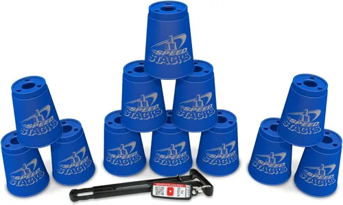 Miniatura 2 de Conjunto de vasos para apilar, deportivos, de Speed Stacks Azul
