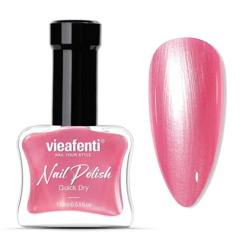 Miniatura 19 de Esmalte de uñas negro de 0.5 fl oz, esmalte de uñas de secado rápido, esmalte regular de larga duración, secado al aire, base de aceite, esmalte