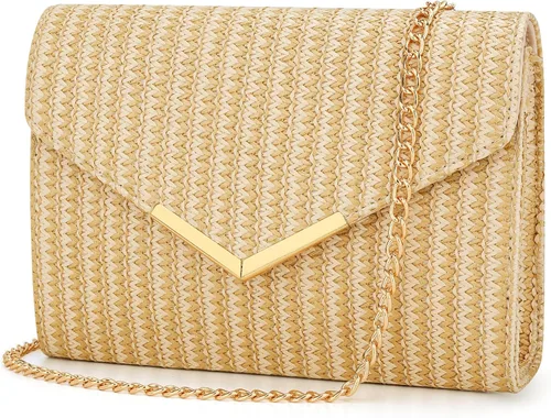 Miniatura 9 de KKXIU - Carteras de mano formales para mujer de cuero vegano, tipo sobre, para noche, clutch, para fiesta, boda, cóctel, nupcial