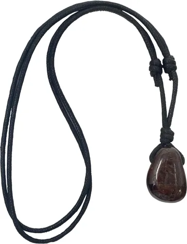 Miniatura 8 de Luck Strings Collar con colgante de cristal hecho a mano con piedras preciosas de chakras, diseño unisex para hombres y mujeres, gargantilla grande
