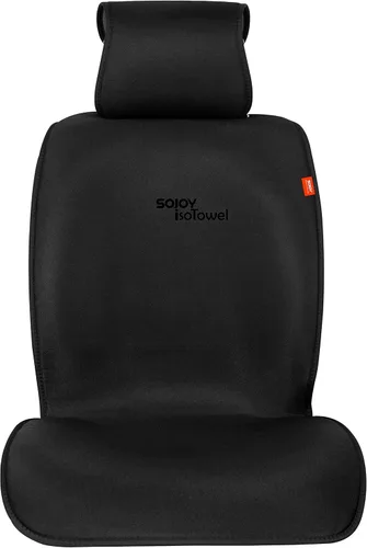 Miniatura 12 de Sojoy IsoTowel Funda de asiento de automóvil, protector de asiento de microfibra con base antideslizante de secado rápido, protector de asiento