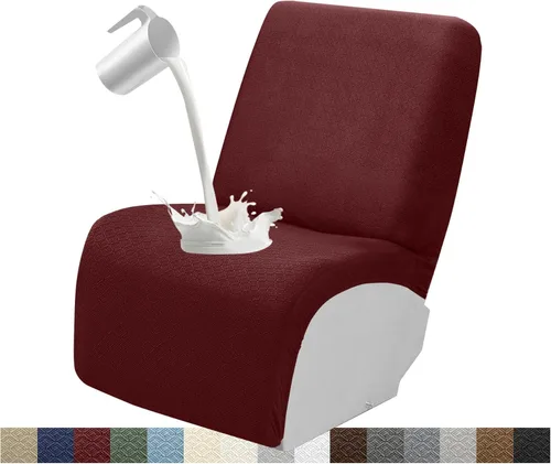 Miniatura 16 de Fundas impermeables de sofá reclinable modular para sofás reclinables, lavable en forma de L, para perros, fundas elásticas para sofá reclinable