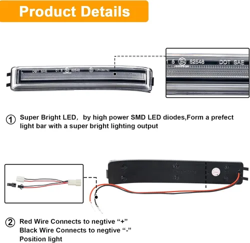 Miniatura 6 de Luces de Señal de Giro para Espejo Lateral Montaje LED Transparente F150 2009 2010 2011 2012 2013 2014/para Mark LT 2013 2014 para Raptor 2010-2014