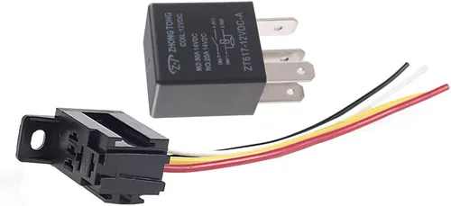 Miniatura 4 de Cable conector para relé de auto, de E Support, 12 V, 30 A, 40A, 60A, 80A SPST, SPDT 4 pines, 5